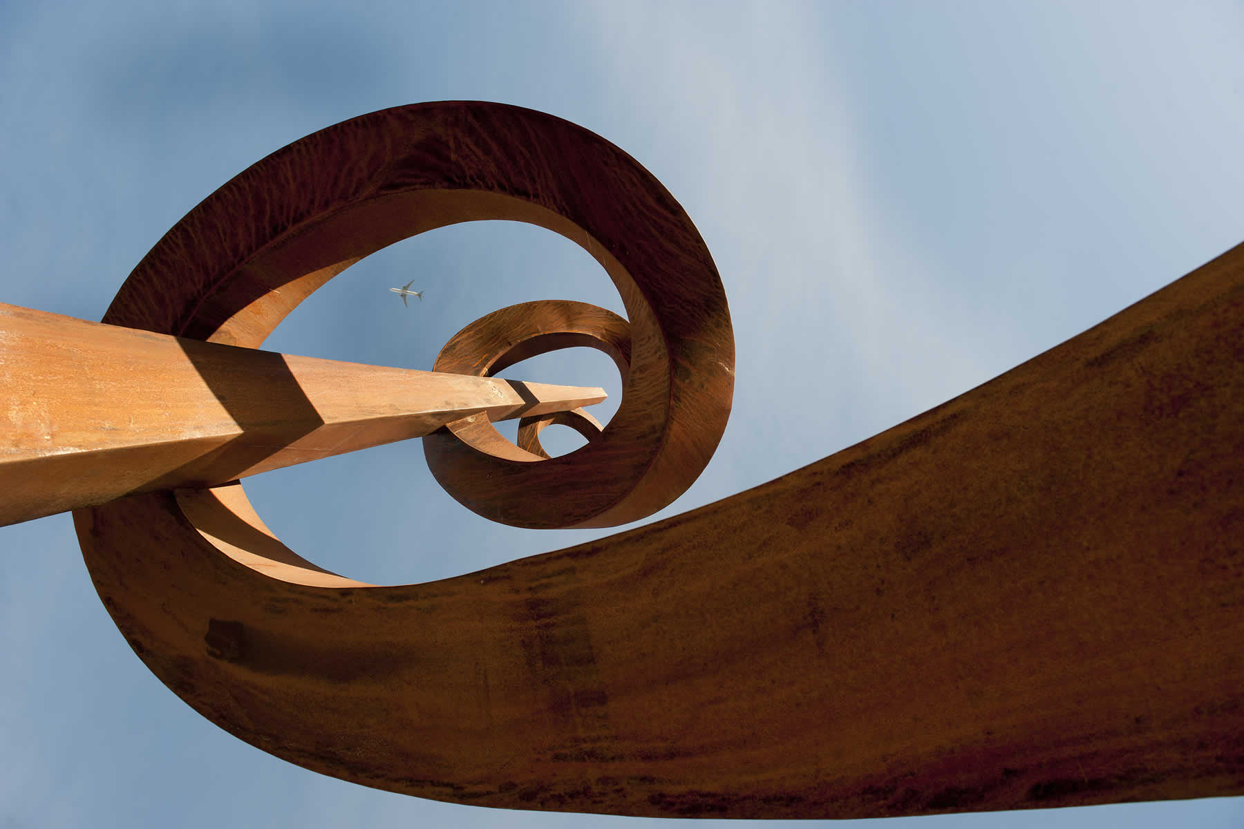 corten steel, 12m tall, commissioned by Villawood Properties for Aspire Estate, Vic
