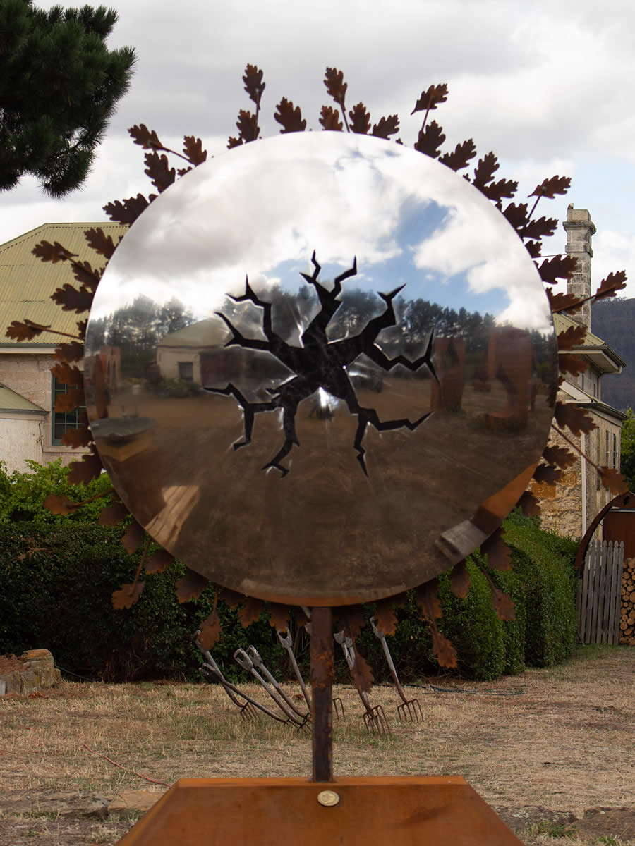 Sculptures including LED lights Kooper Tasmania, Australia